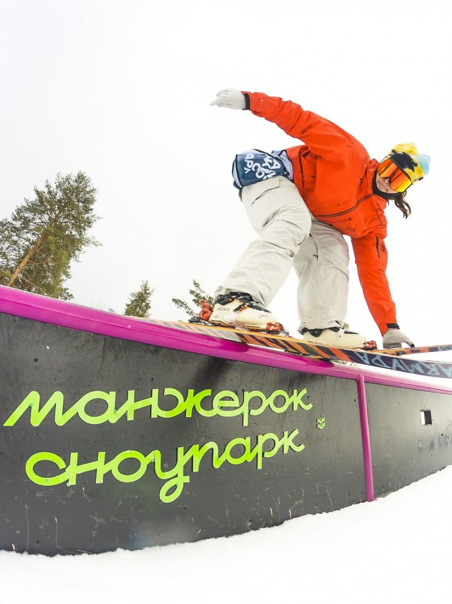 Сноупарк курорта Манжерок